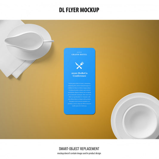 Free Dl Flyer Mockup Psd