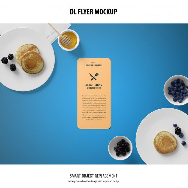 Free Dl Flyer Mockup Psd