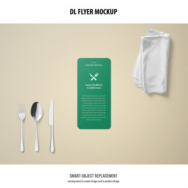 Free Dl Flyer Mockup Psd