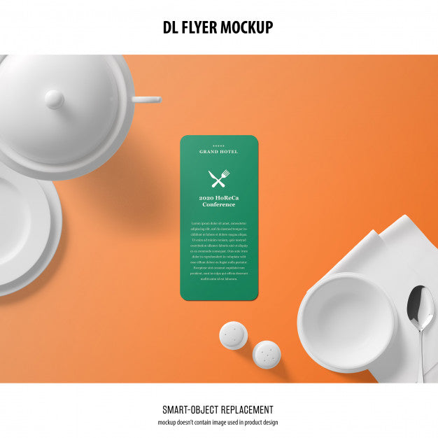 Free Dl Flyer Mockup Psd