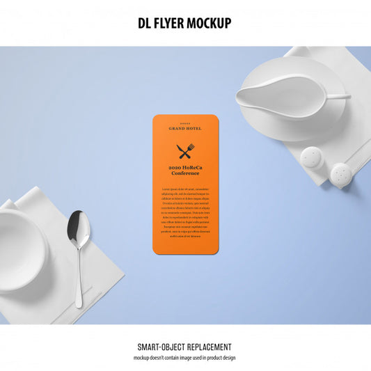 Free Dl Flyer Mockup Psd