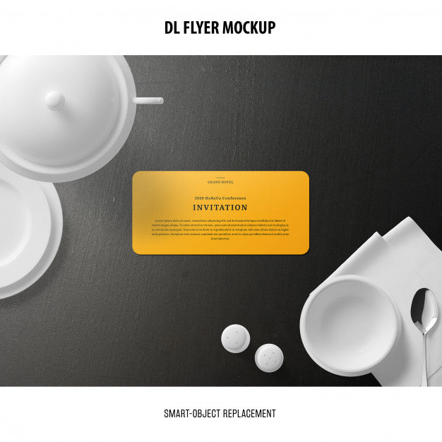 Free Dl Flyer Mockup Psd