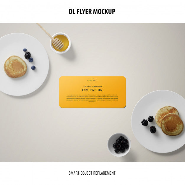 Free Dl Flyer Mockup Psd