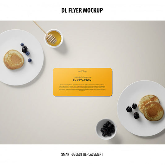 Free Dl Flyer Mockup Psd