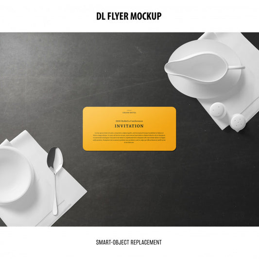 Free Dl Flyer Mockup Psd