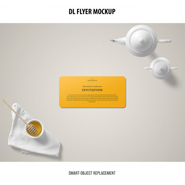 Free Dl Flyer Mockup Psd