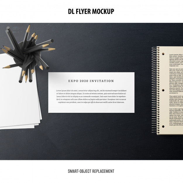 Free Dl Flyer Mockup Psd