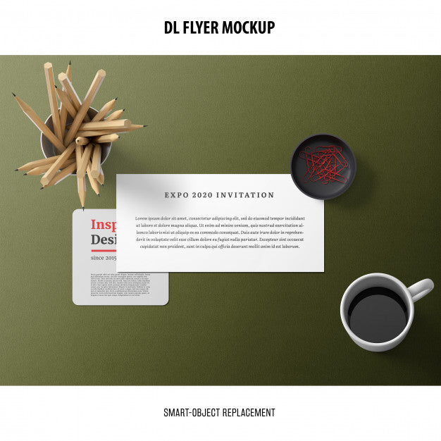 Free Dl Flyer Mockup Psd