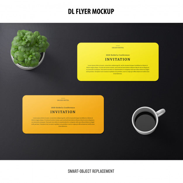 Free Dl Flyer Mockup Psd