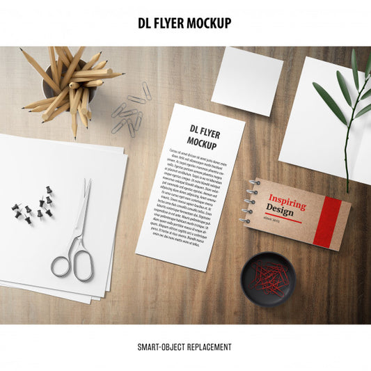 Free Dl Flyer Mockup Psd