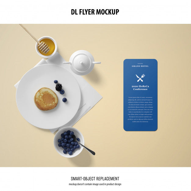 Free Dl Flyer Mockup Psd