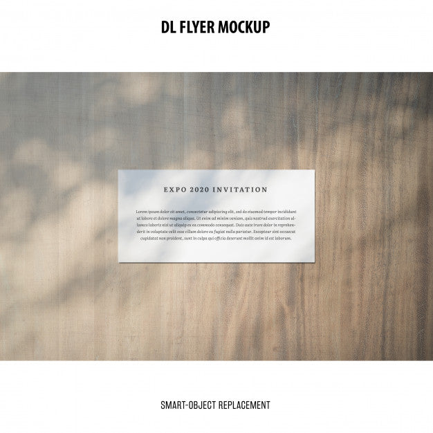 Free Dl Flyer Mockup Psd