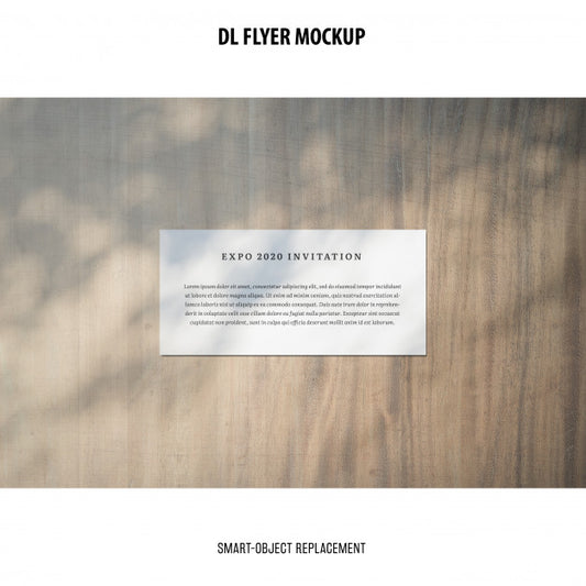 Free Dl Flyer Mockup Psd