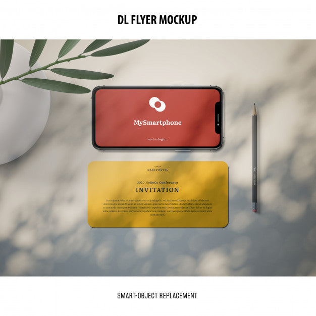 Free Dl Flyer Mockup Psd