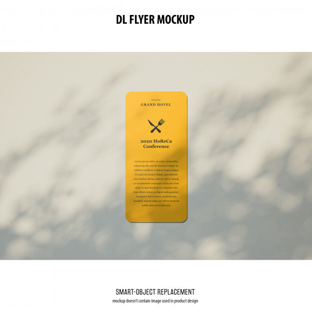 Free Dl Flyer Mockup Psd