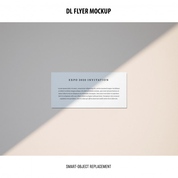 Free Dl Flyer Mockup Psd