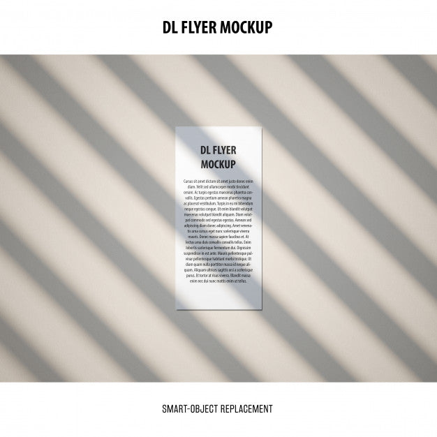 Free Dl Flyer Mockup Psd