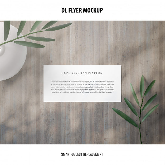 Free Dl Flyer Mockup Psd