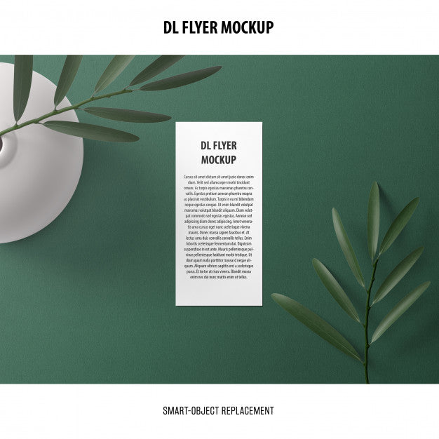 Free Dl Flyer Mockup Psd