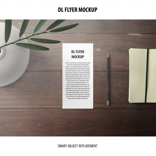 Free Dl Flyer Mockup Psd