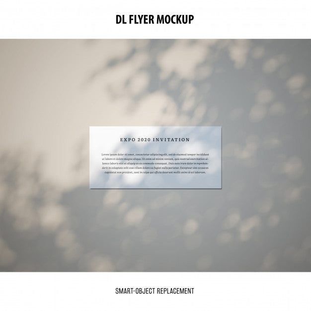 Free Dl Flyer Mockup Psd