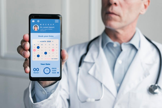 Free Doctor'S Helpline And Doctor With Stethoscope Psd