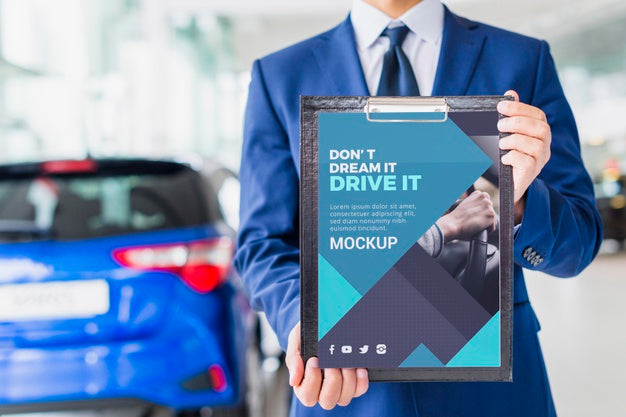 Free Don'T Dream It, Drive It Mock-Up Psd