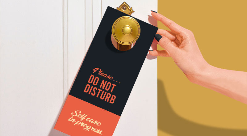 Free Door Hanger Mockup Psd