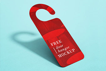 Free Door Hanger Mockup