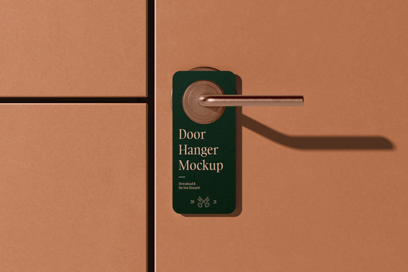 Free Door Hanger Mockup