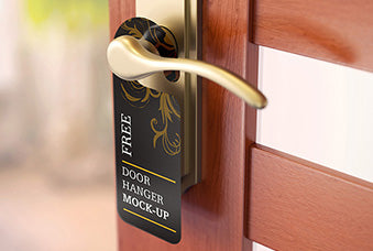 Free Door Hanger Mockups