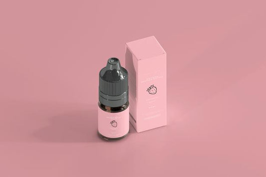 Free Dropper Bottle And Box Mockup Psd