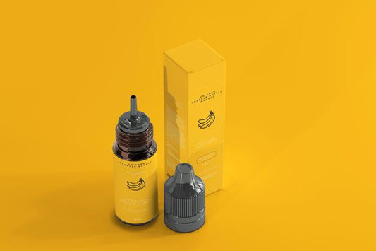 Free Dropper Bottle And Box Mockup Psd