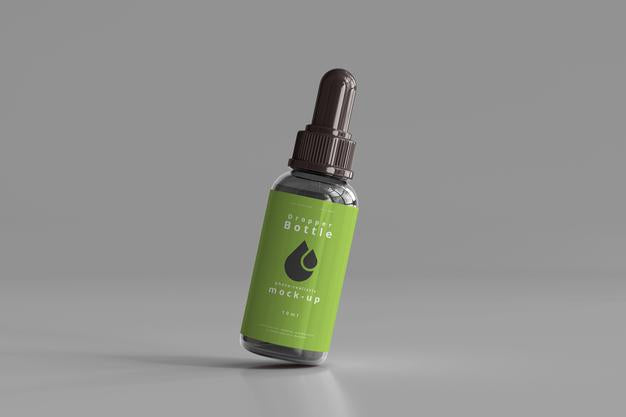 Free Dropper Bottle Mockup Psd