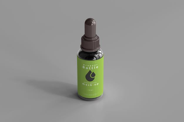 Free Dropper Bottle Mockup Psd