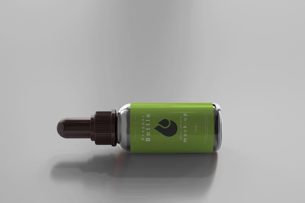 Free Dropper Bottle Mockup Psd