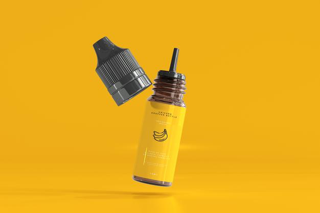 Free Dropper Bottle Mockup Psd