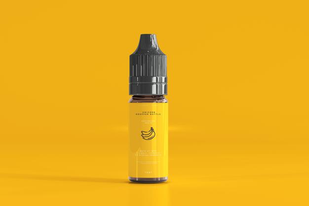 Free Dropper Bottle Mockup Psd