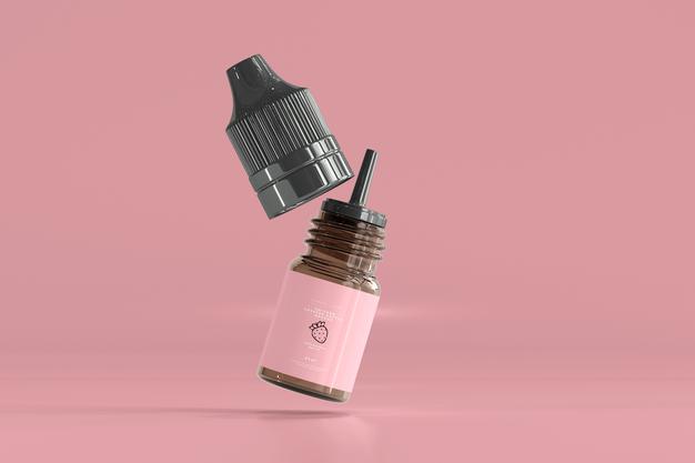 Free Dropper Bottle Mockup Psd