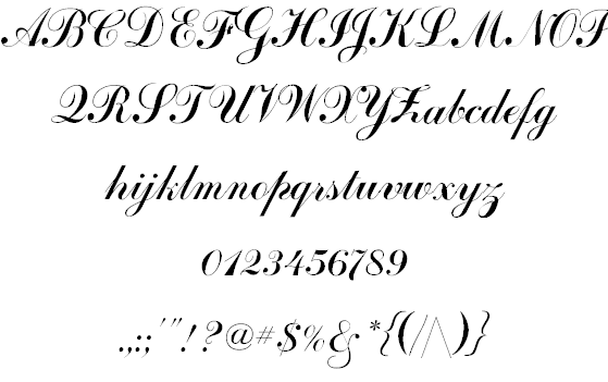 Free CoventryScriptFLF Font