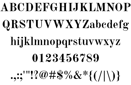 Free Old Standard Font