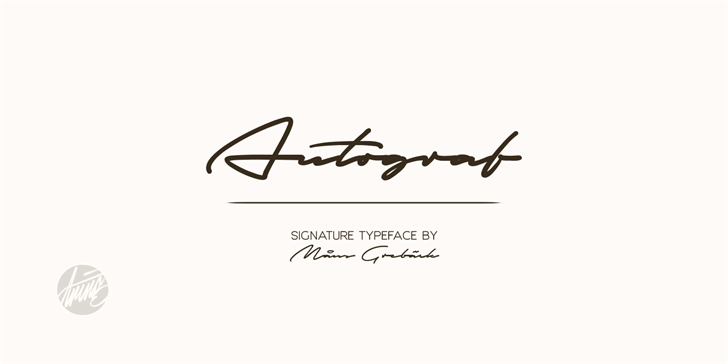 Free Autograf Font