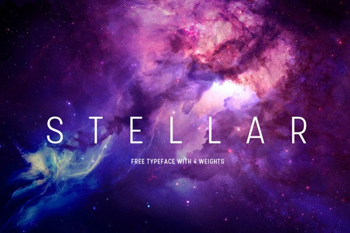 Free Font Stellar Typeface