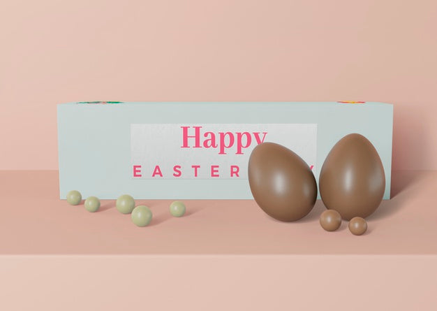 Free Easter Concept Mock-Up Psd