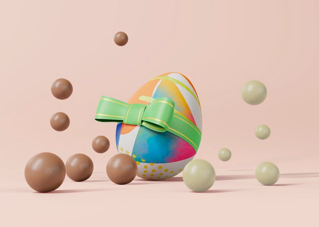 Free Easter Concept Mock-Up Psd