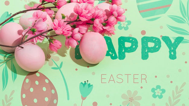 Free Easter Mockup With Copyspace For Text Or Logo Psd