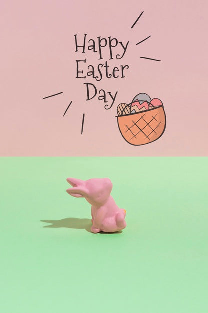 Free Easter Mockup With Copyspace For Text Or Logo Psd