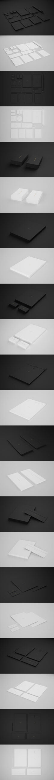Free Ebony & Ivory Branding Mockup