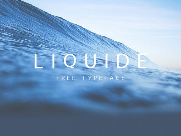 Free LIQUIDE font