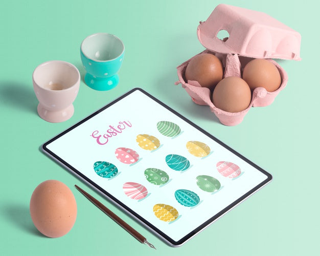 Free Editable Scene Creator Easter Mockup Psd